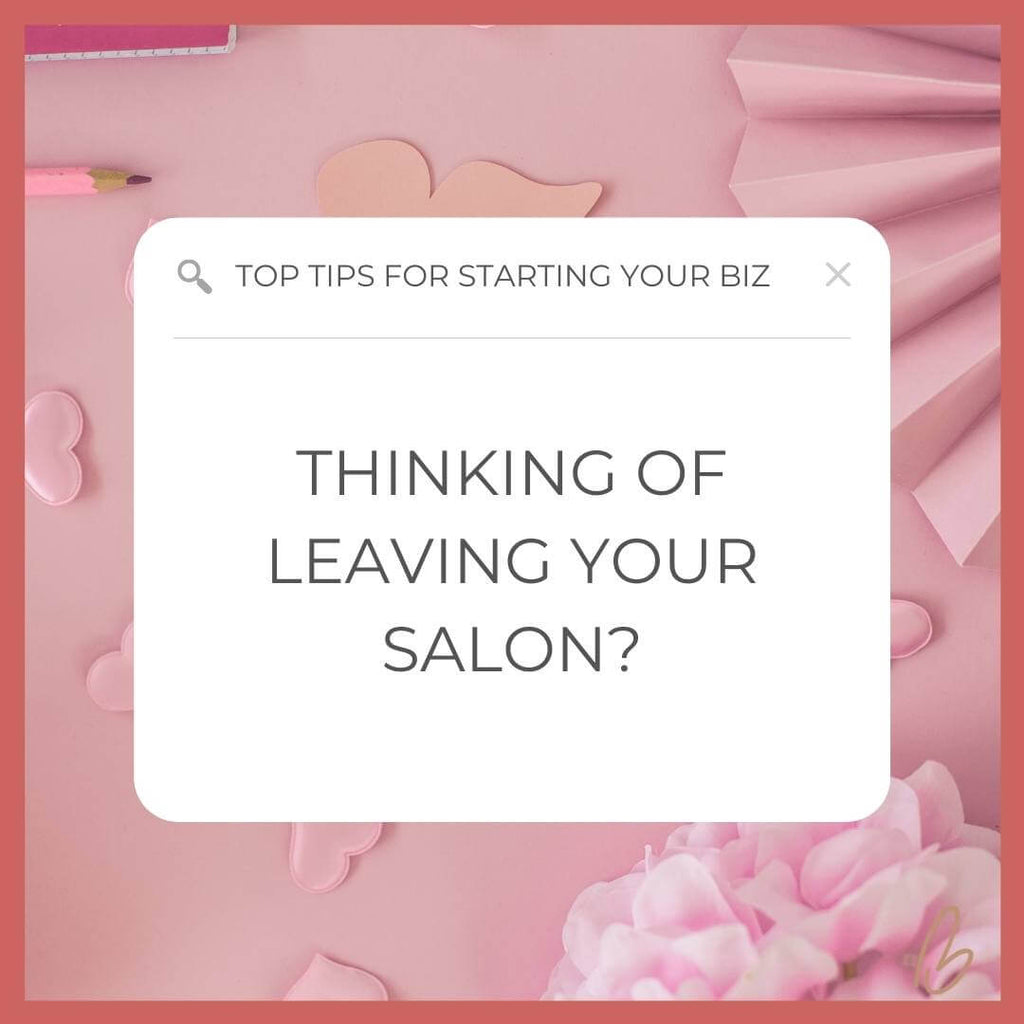 Thinking of leaving your salon?