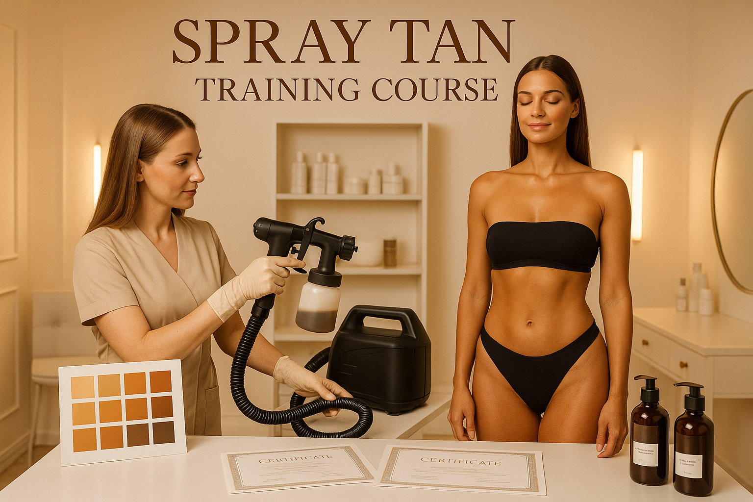 spray tan course